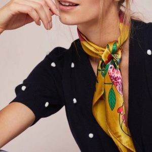 Anthropologie 100% silk scarf